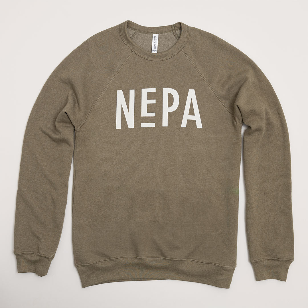 NEPA Heather Olive Classic Crewneck