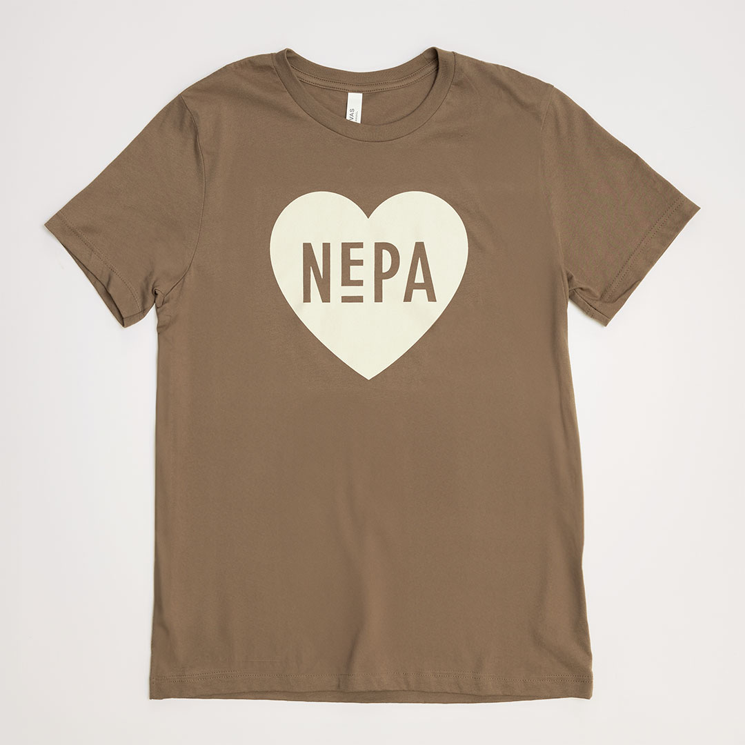 Vintage Brown Love NEPA Tee