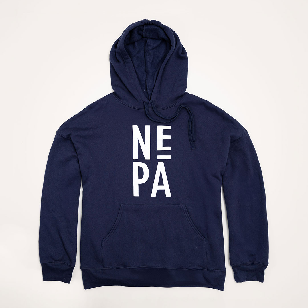 NEPA Navy Stacked Hoodie